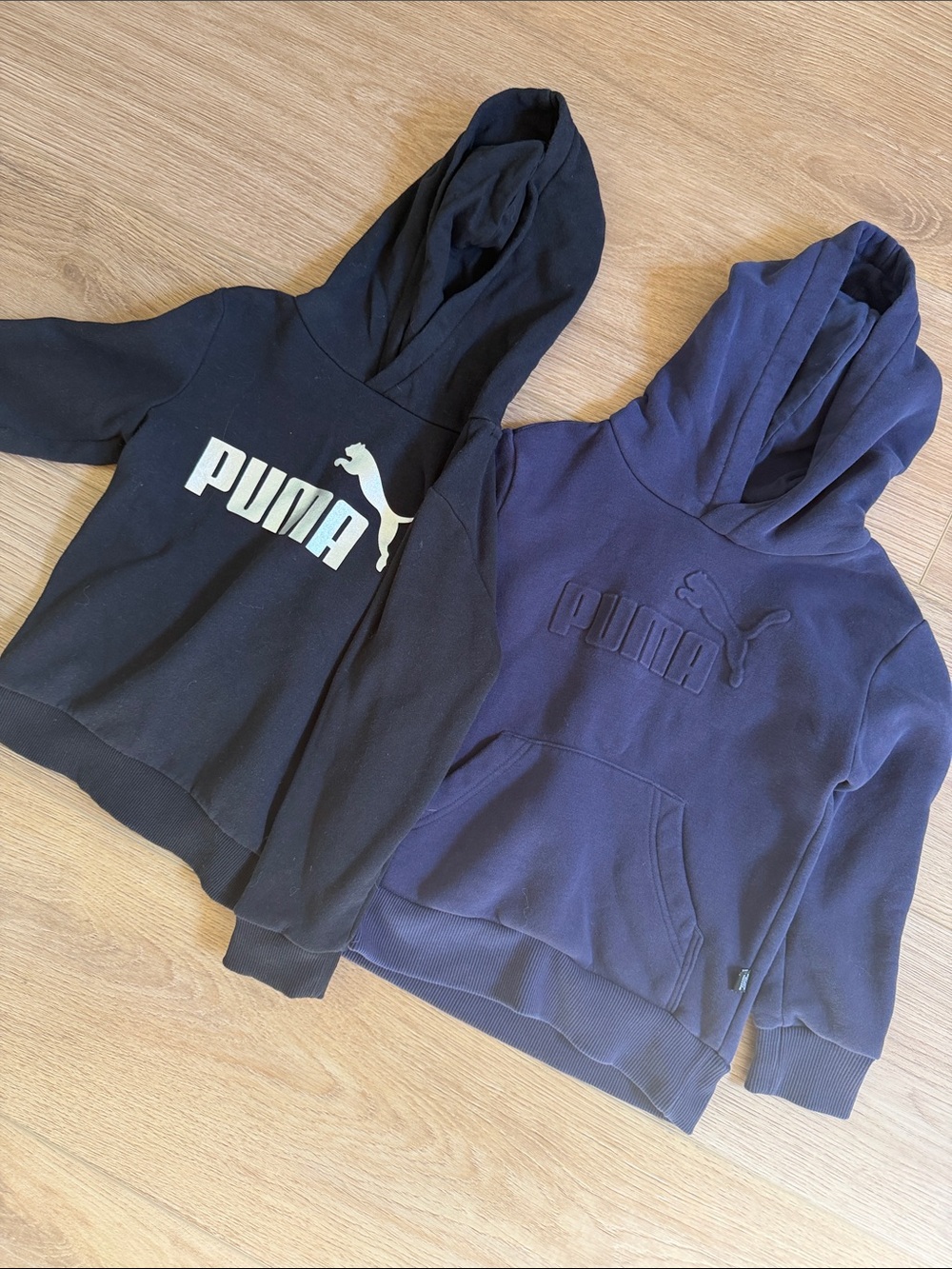 Puma Bot Kids Hoodies in Black and Navy Blue bulk